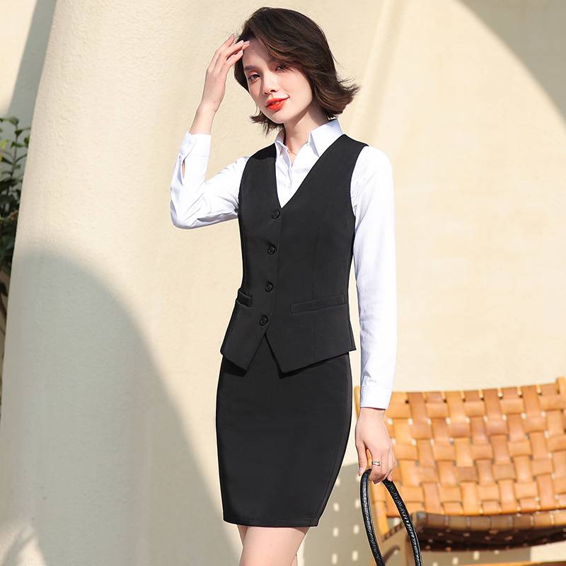 Black, single vest